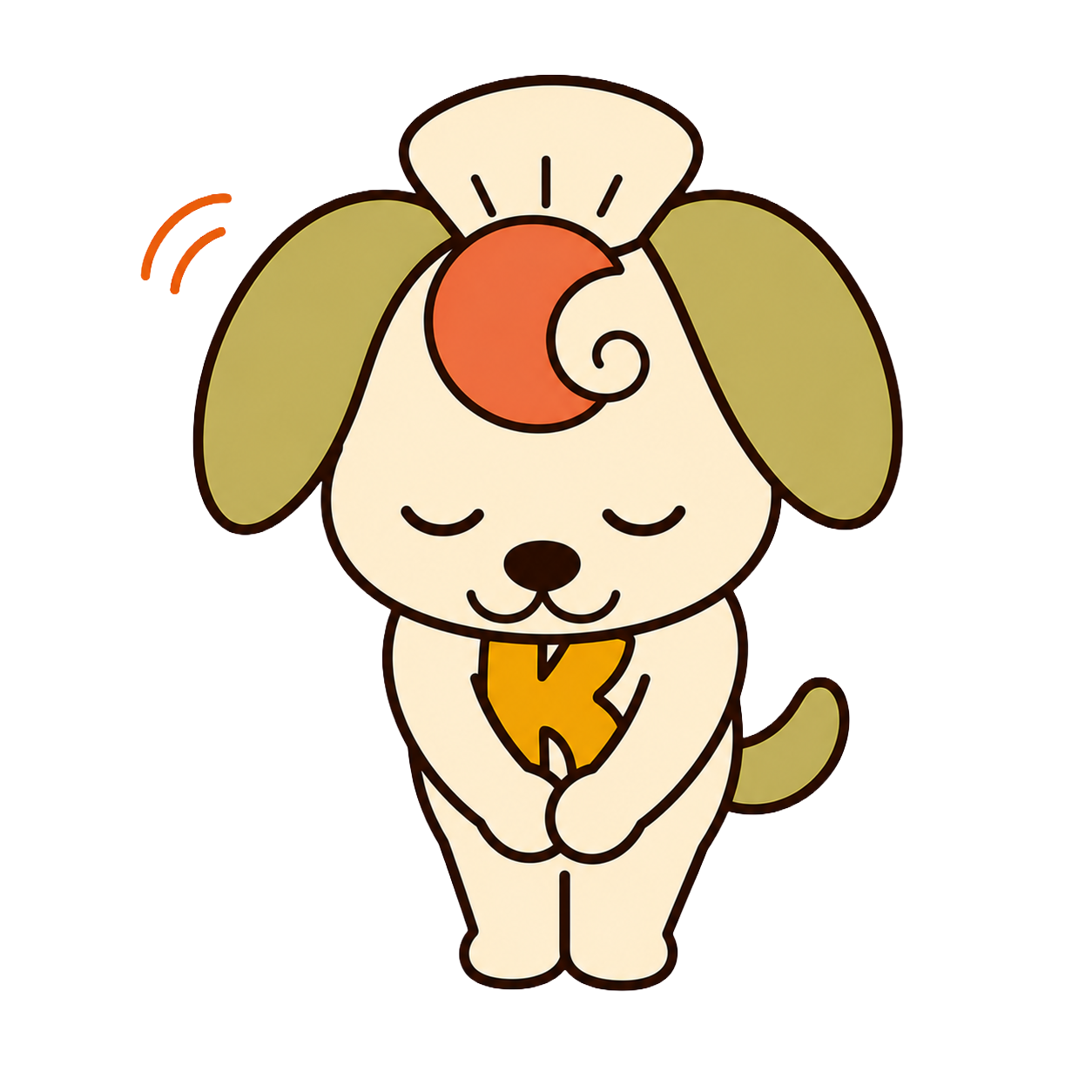 おじぎをするカインドリネスのキャラクター